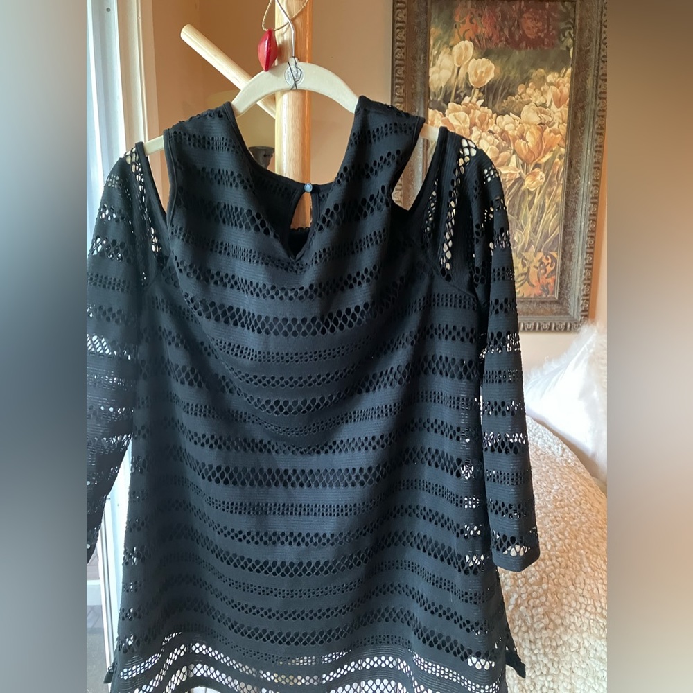 Vince Camuto cold shoulder top.  M